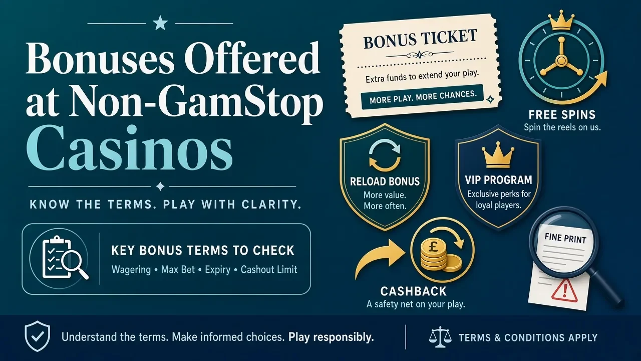 Bonuses Offered at Non-GamStop Casinos