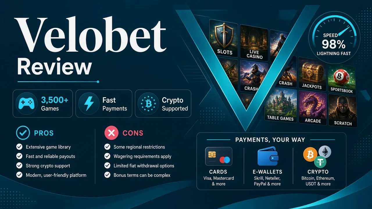 Velobet non gamstop casino
